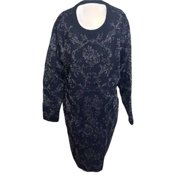 Torrid Black Mini Jacquard Bodycon Dress NWT Sizes: 2XL, 3XL - Picture 11 of 15